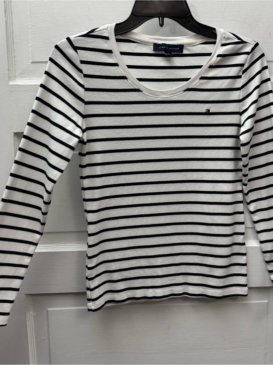 Tops - Tommy Hilfiger Striped Long Sleeve Top Size Small Preppy Classic